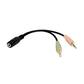Phone headset til PC adapter