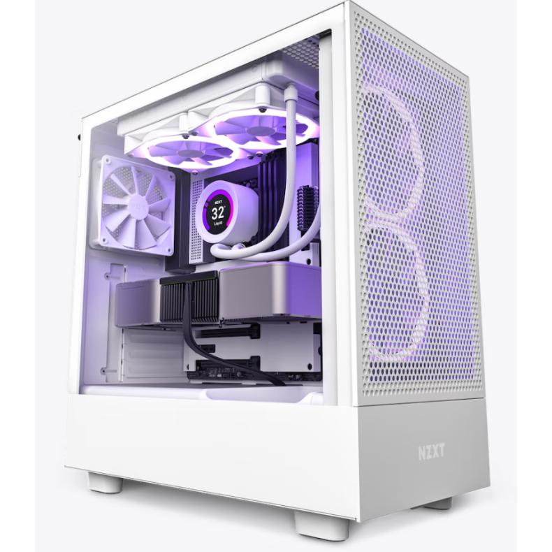 NZXT H5 Flow - Hvid