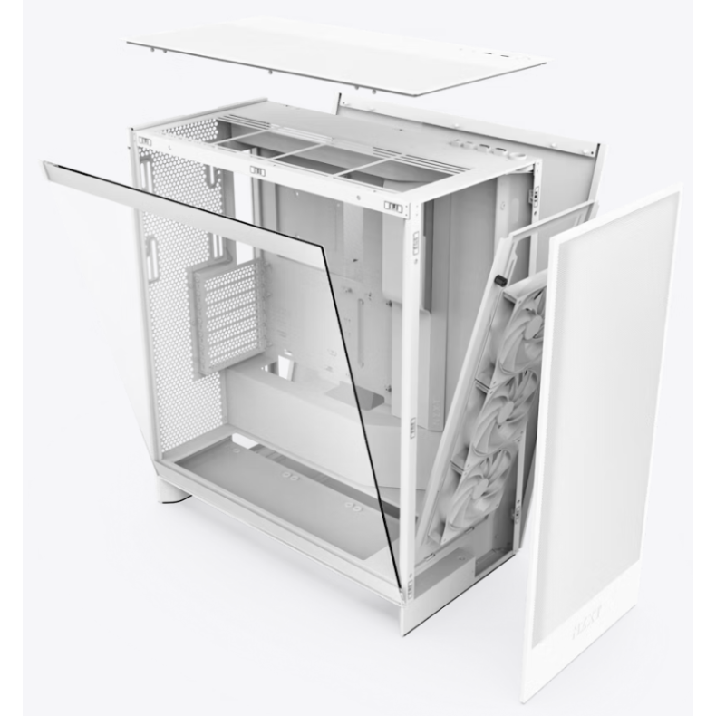 NZXT H7 Flow 2024 Mid-tower Hvid