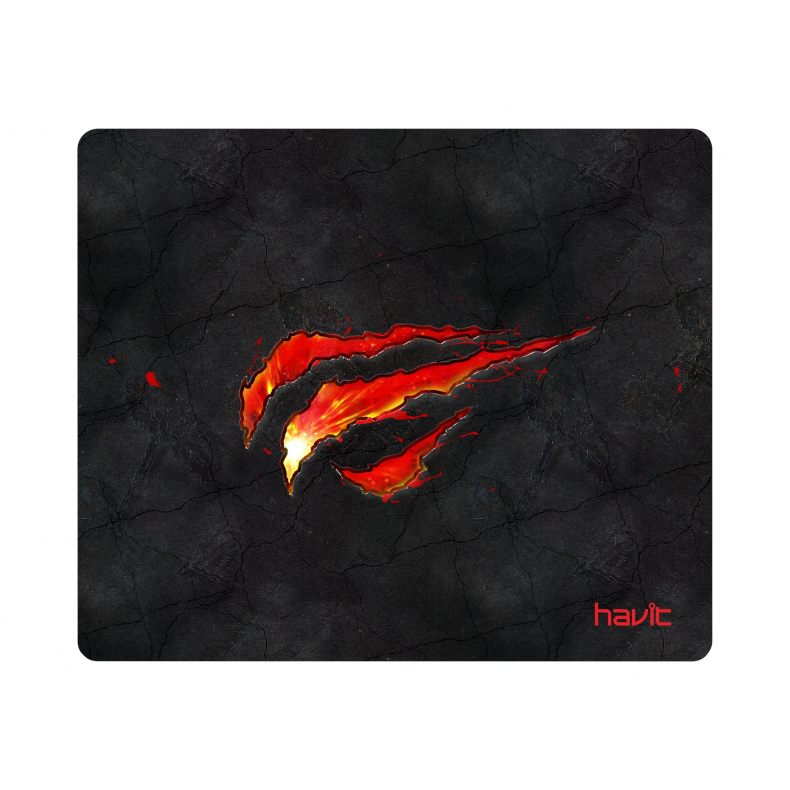 Havit Gaming Mousepad Black/Red Flame