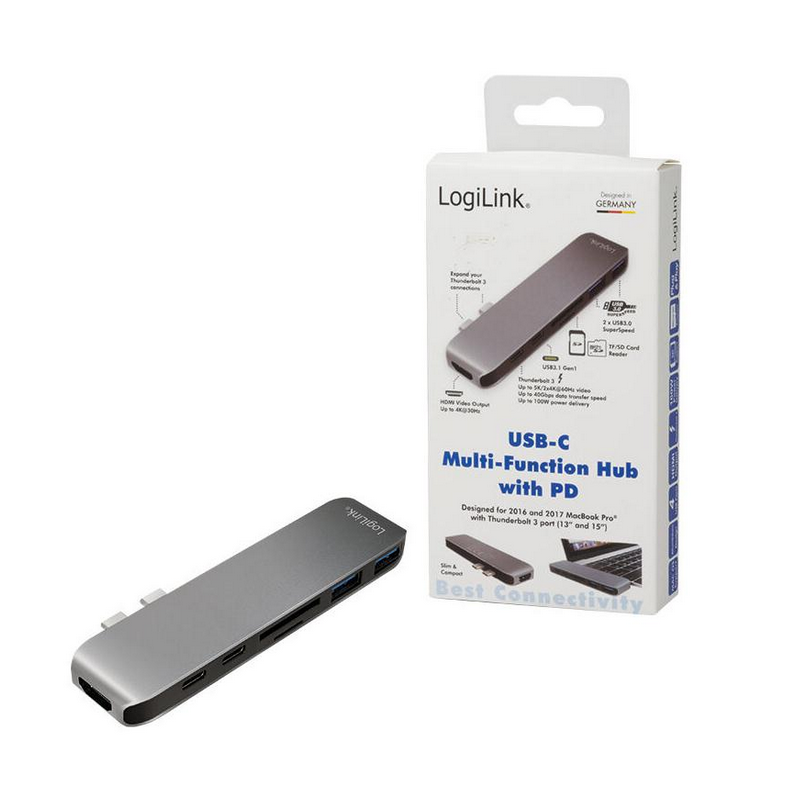 LogiLink USB-C HUB MacBook pro 2017+