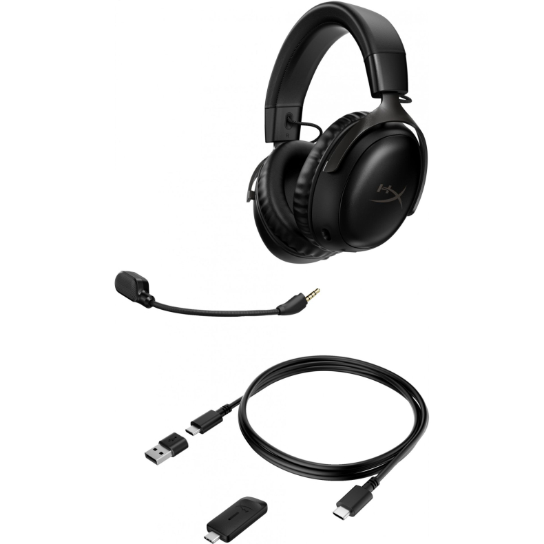 HyperX Cloud lll Trdls headset Sort