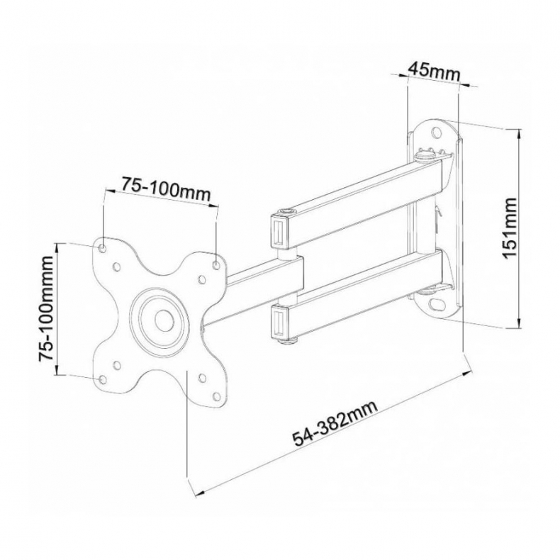 Skrmophng til vg 2 led, max 15KG
