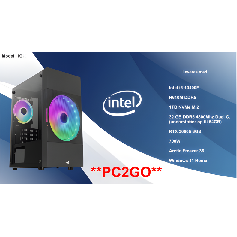 Luc Computer IG11 Intel i5-13400f Win11