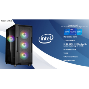 Luc Computer IG16v3 Intel i5-14400F 3,5GHz 32GB RTX5060ti