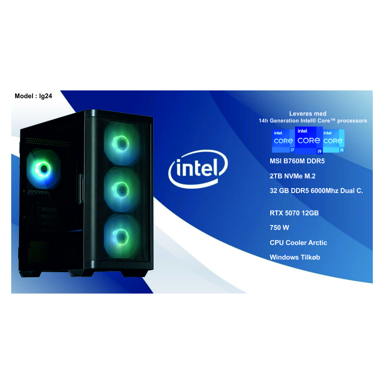Luc Computer IG24 Intel i5-14600KF 32GB RTX 5070