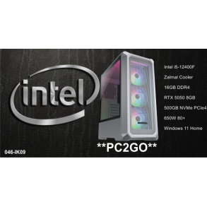 Luc Computer IG09 Intel i5-12400F 16GB 500GB NVMe RTX 5050 Win11 **PC2GO**