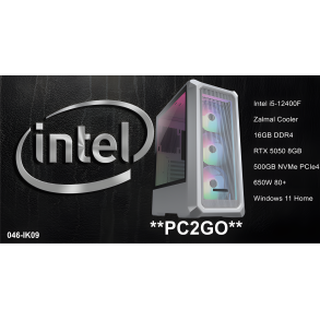 Luc Computer IG09 Intel i5-12400F 16GB 500GB NVMe RTX 5050 Win11 **PC2GO**