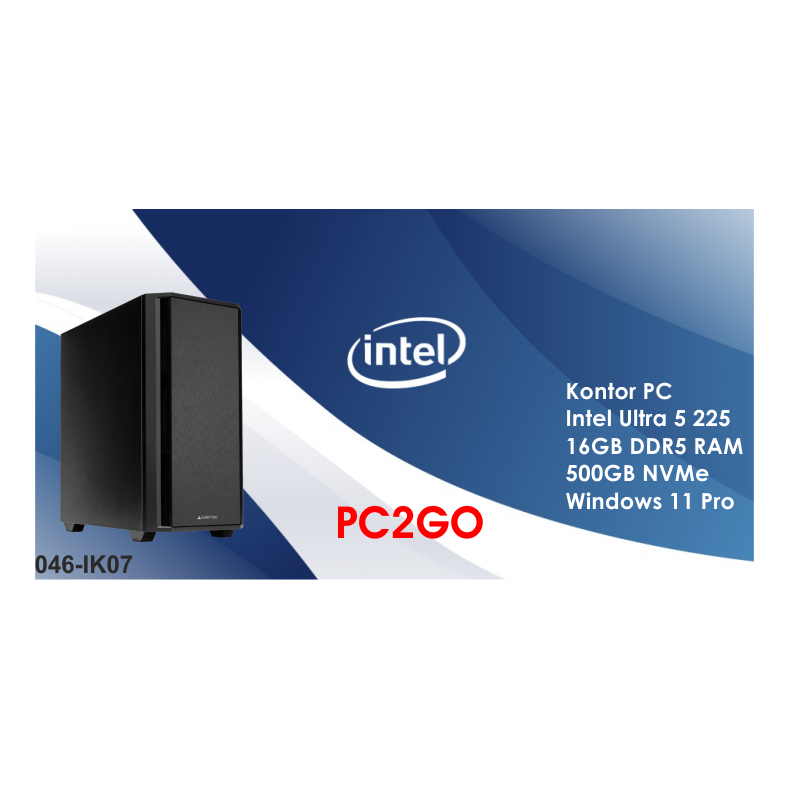 Luc Computer IK07 Intel Ultra 5  225 16GB DDR5 Win11Pro PC2GO