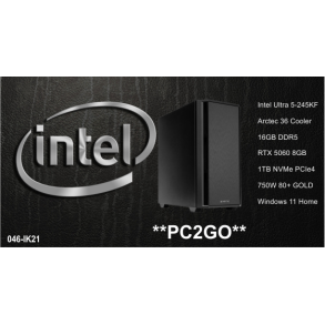 Luc Computer IK21 Intel Ultra 5  245KF 16GB DDR5 RTX 5060 PC2GO