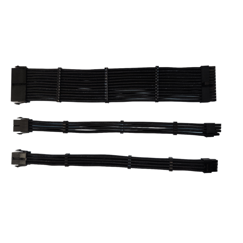 Sleeved extension KIT sort m/combs 18AWG