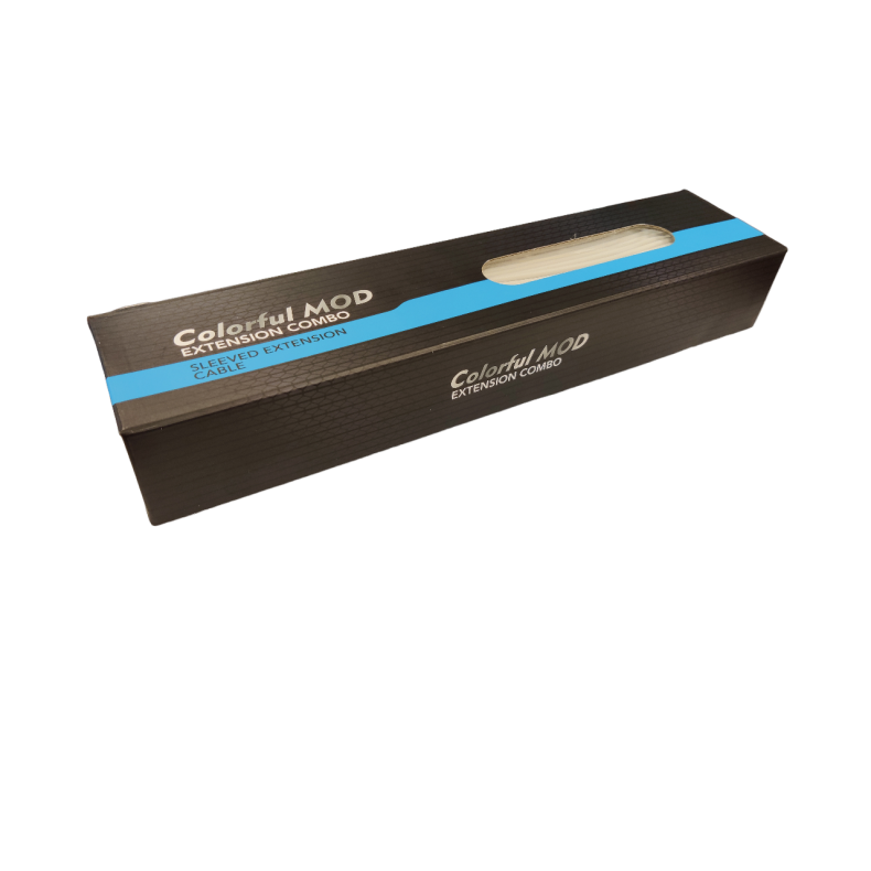 Sleeved extension KIT hvid m/combs 18AWG