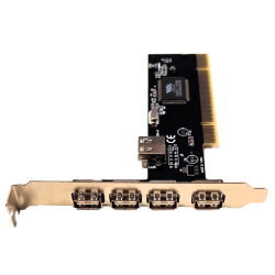 PCI USB 2.0 4+1 port