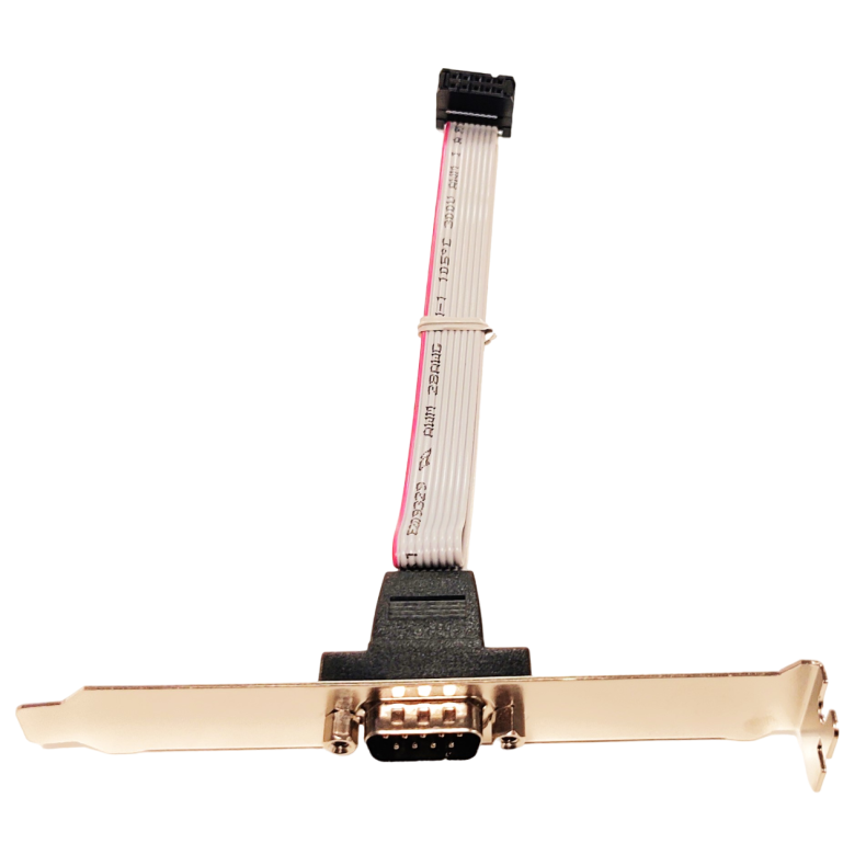 Serieport p bracket, 1xDB9 han RS232 se