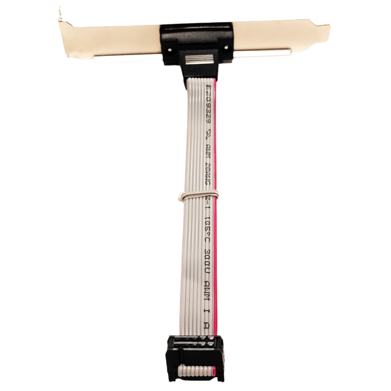 Serieport p bracket, 1xDB9 han RS232 se