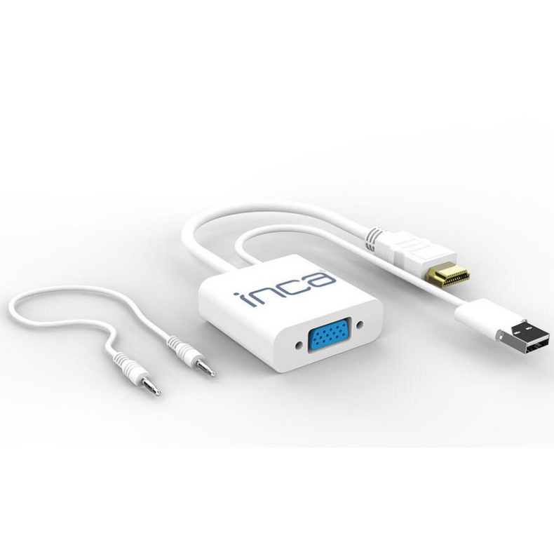 Inca VGA HDMI + AUDIO til HDMI Konverter