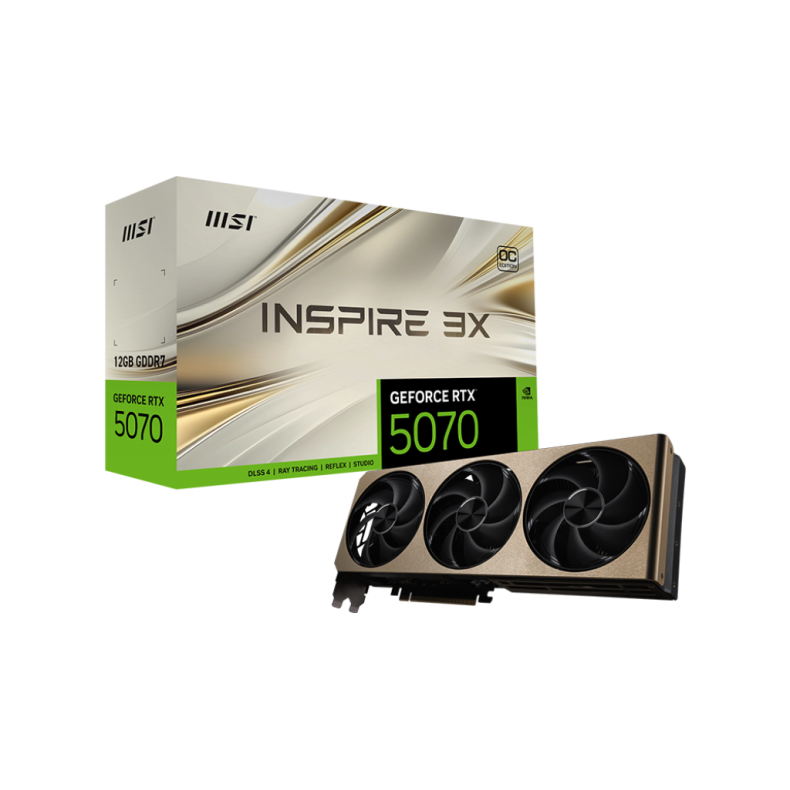 MSI RTX 5070 12GB Inspire 3x OC