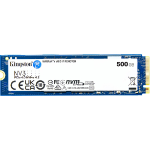 500GB Kingston NV3 NVMe PCIe 4.0 x 4 MAX 1. pr kunde