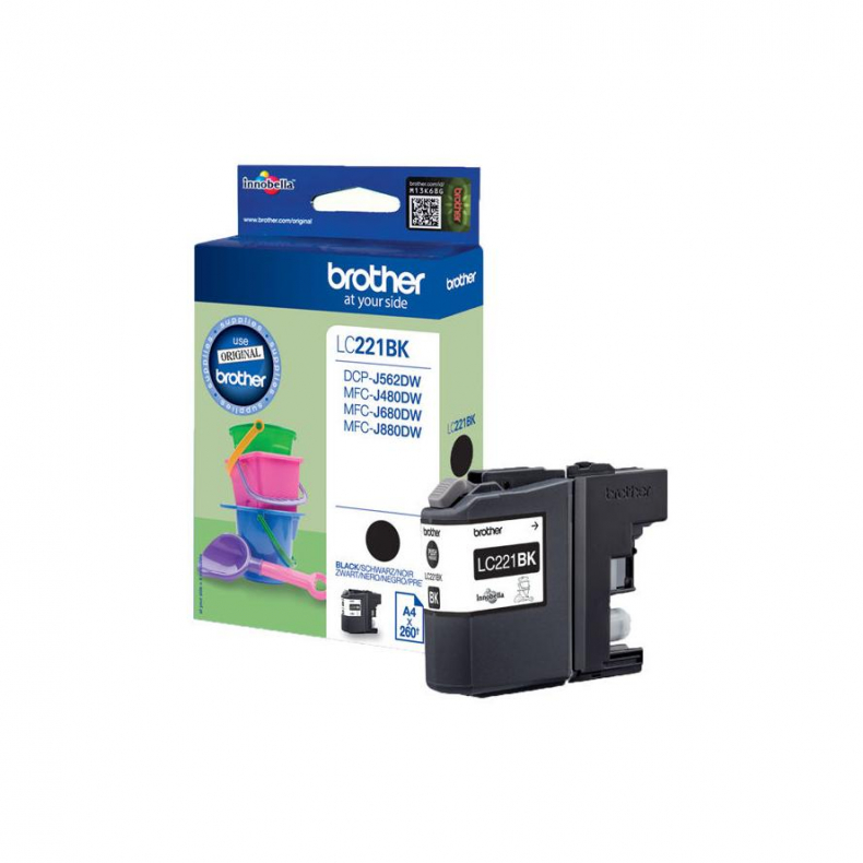 BROTHER LC221BK ink black