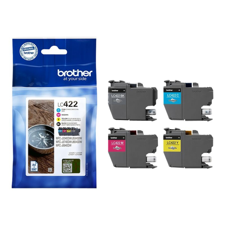 Brother LC422VALDR Value Pack Original