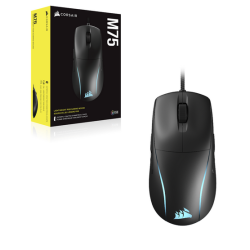 Corsair M75 Lightweight RGB Optisk Sort