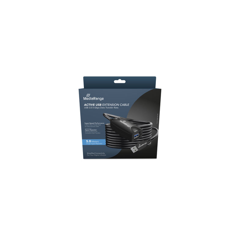 5m Aktivt USB 3.0 forl�nger kabel