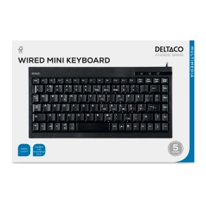 USB minitastatur Sort