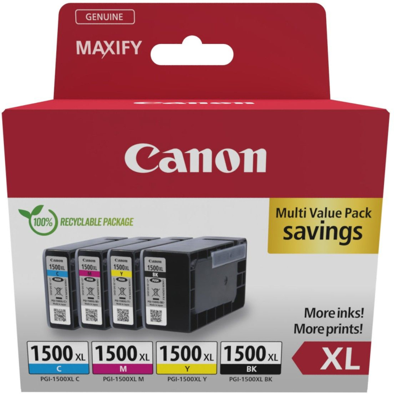 CANON PGI-1500XL BK/C/M/Y Multipack