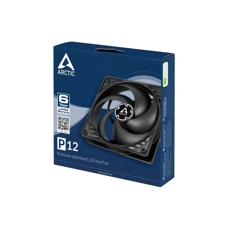 120mm Arctic P12 Sort