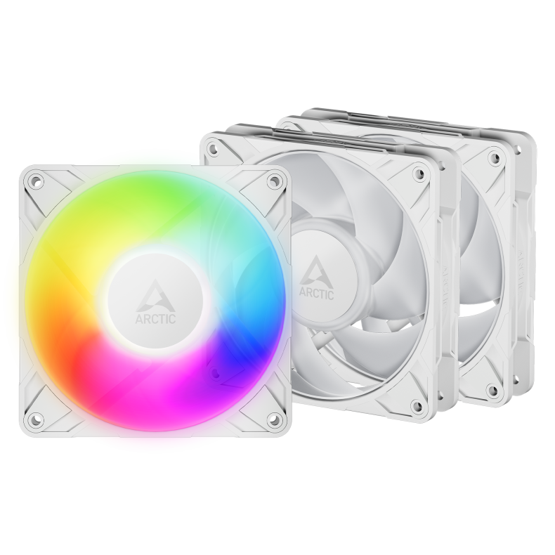 120mm P12 PRO PWM A-RGB Hvid 3stk pack