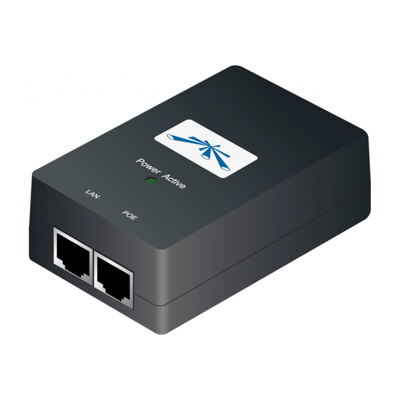 POE Injector, 24VDC, 24W, Gigabit Port