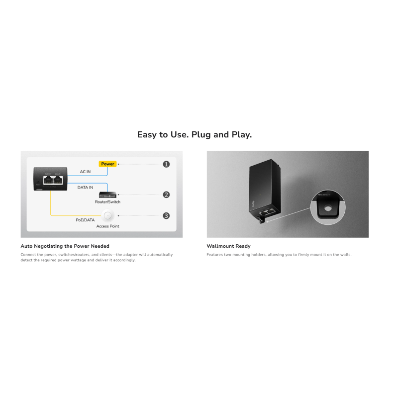 POE200H 2.5gb POE injector