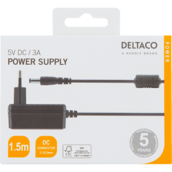 strmadapter 5V DC 2.1./5.5  3A