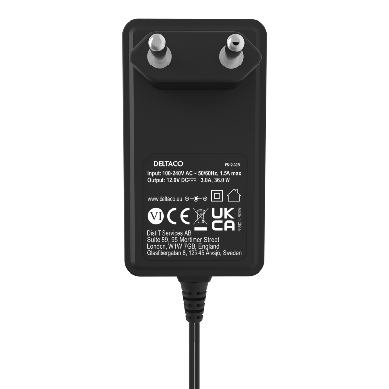 strmadapter 3V-12V DC, MAX 3A