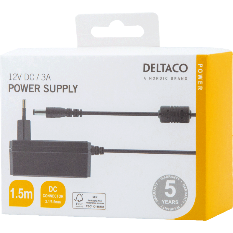 strmadapter 3V-12V DC, MAX 3A