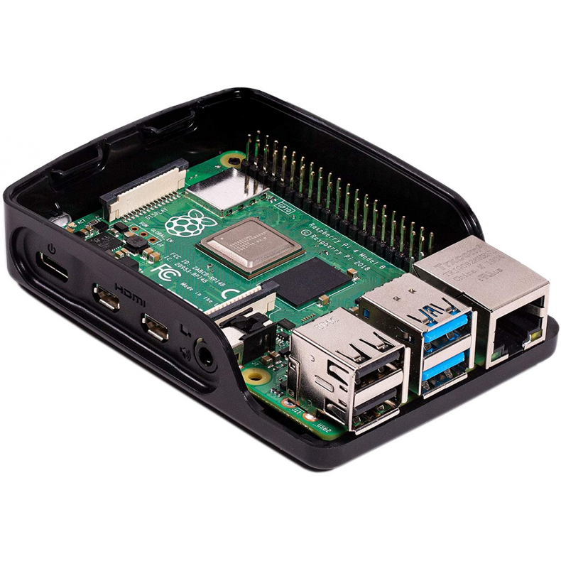 Kabinet til Raspberry Pi 4 mrke gr