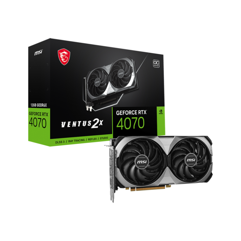 MSI RTX 4070 Ventus 2X E OC 12GB GDDR6X