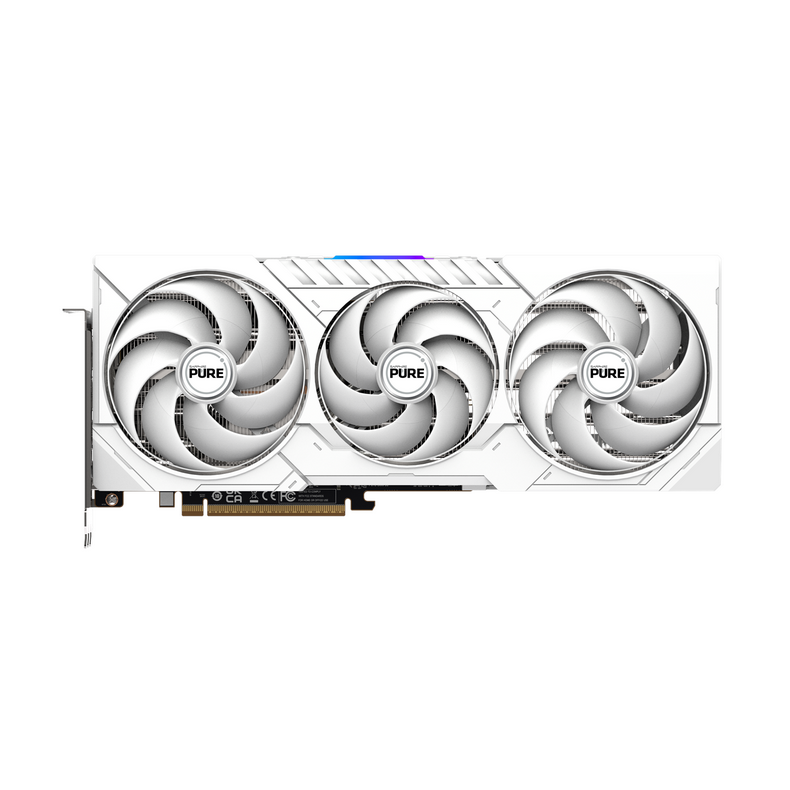 Radeon RX9070XT Gaming Pure 16GB OC Hvid