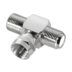 Antennesplitter F-stik(F) til F-stik(M)
