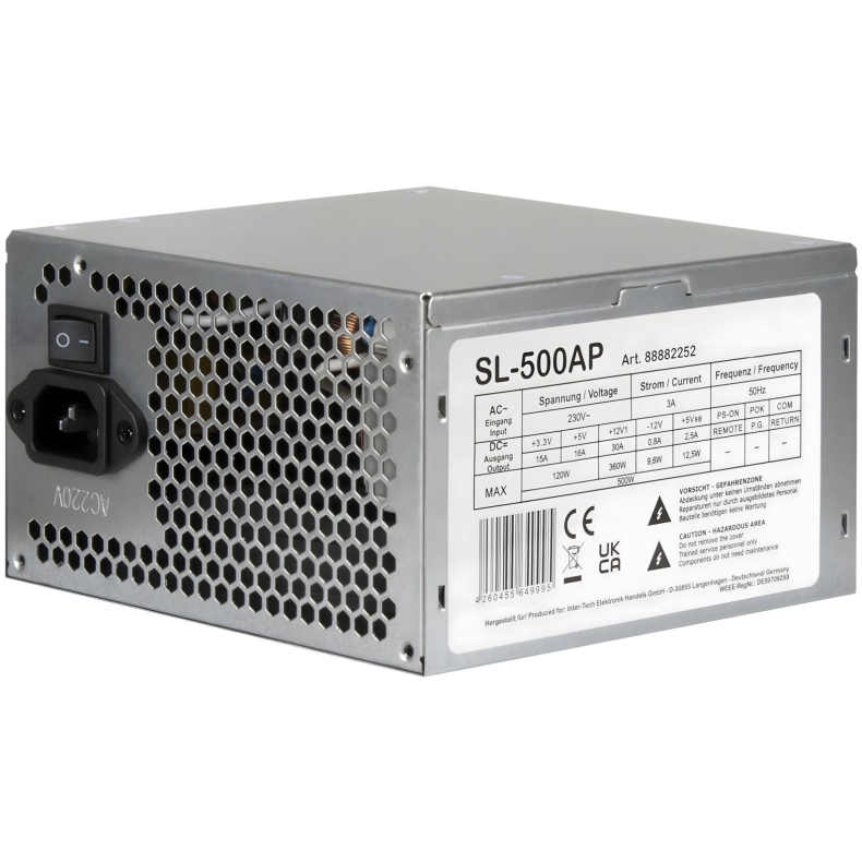 500W Inter-Tech SL-500ap
