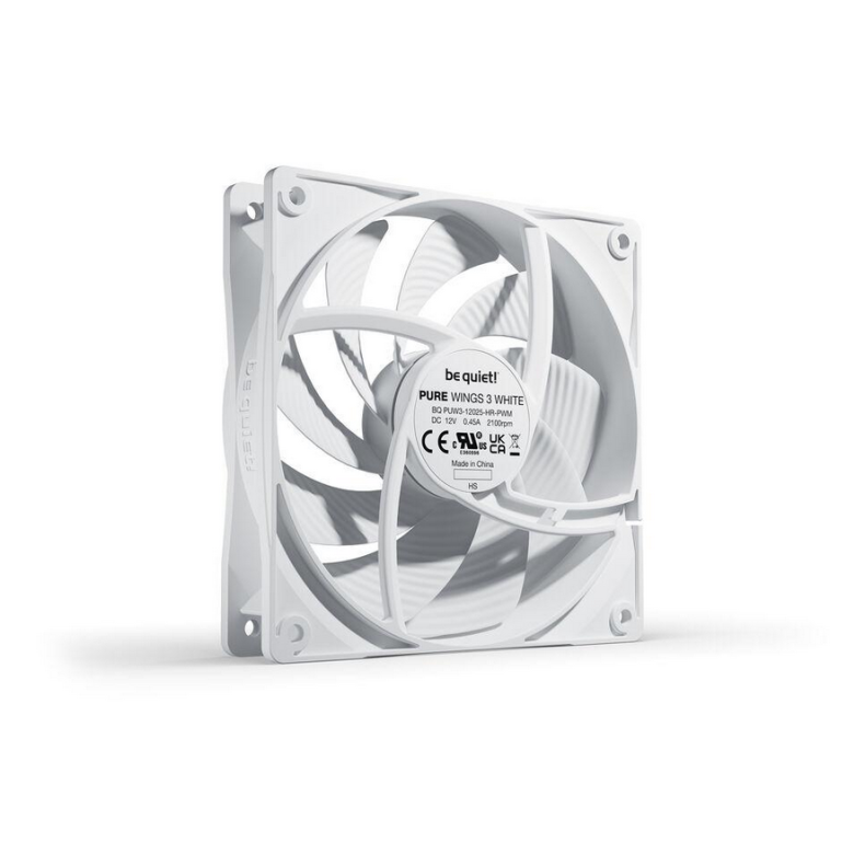 120x120x25mm Pure Wings 3 PWM Hvid HS