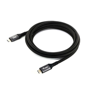 USB 4.0 Gen 2x2 C Han /Han USB 2m sort