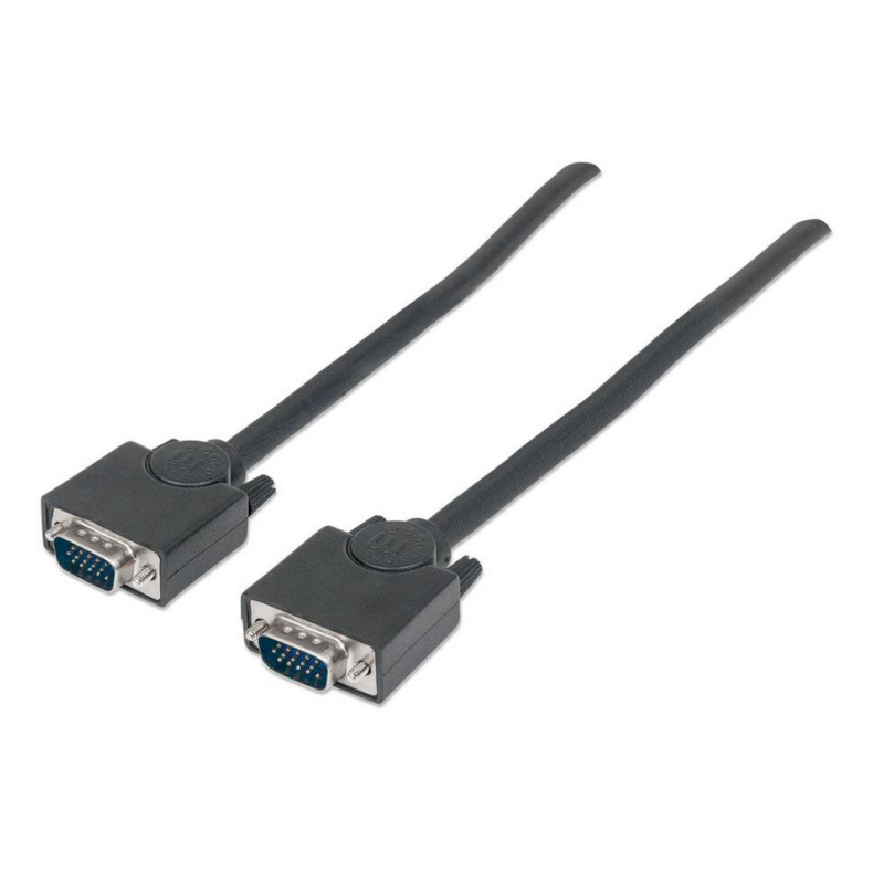 1,8M MH VGA KABEL HAN/HAN,  sort