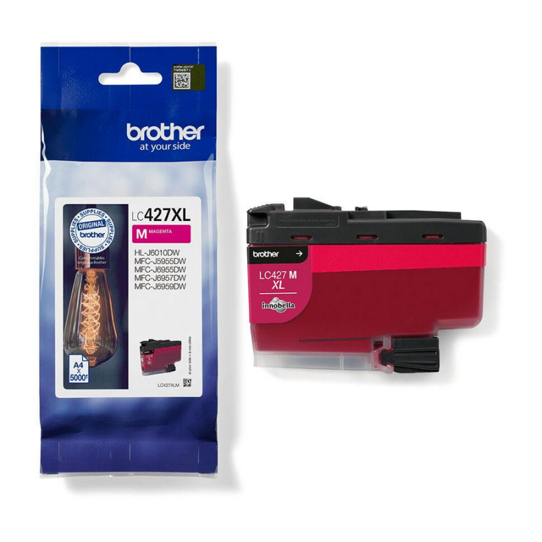 Brother LC427XLM Ink Cartridge, Magenta