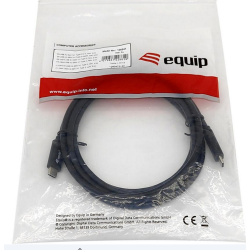 USB 3.2 C Han /Han USB 3.2 C 2m sort