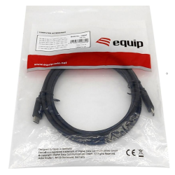 USB 3.2 C Han /Han USB 3.2 C 1m sort