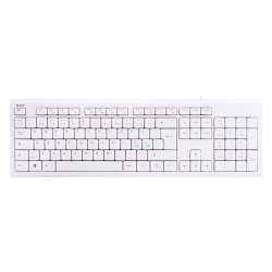 Tastatur Hvid USB Kabel