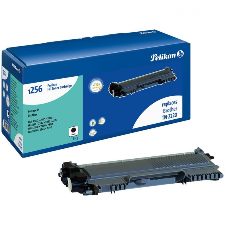 TN-2220 Komp. Toner sort Pelikan