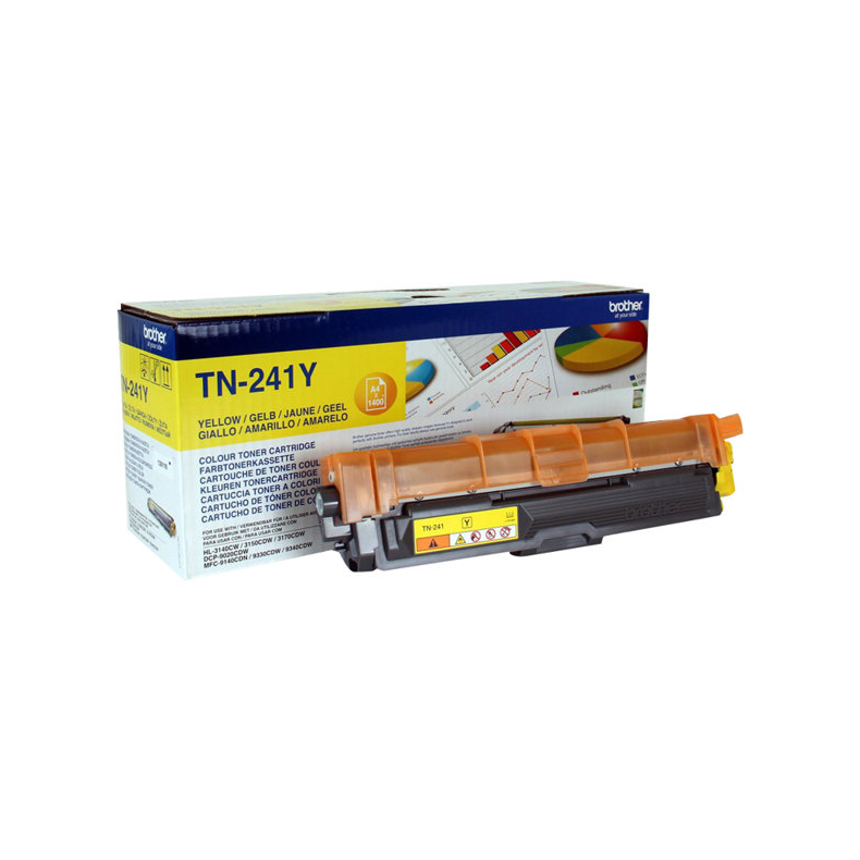 TN241Y Toner yellow 1400 pages