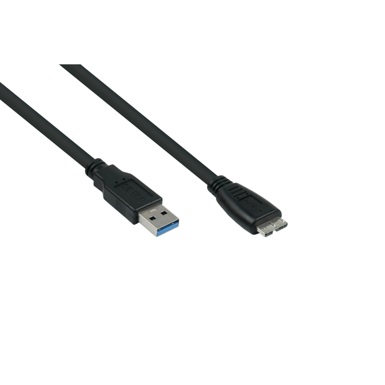 USB 3.0 kabel A-Han - micro B han 1,8M